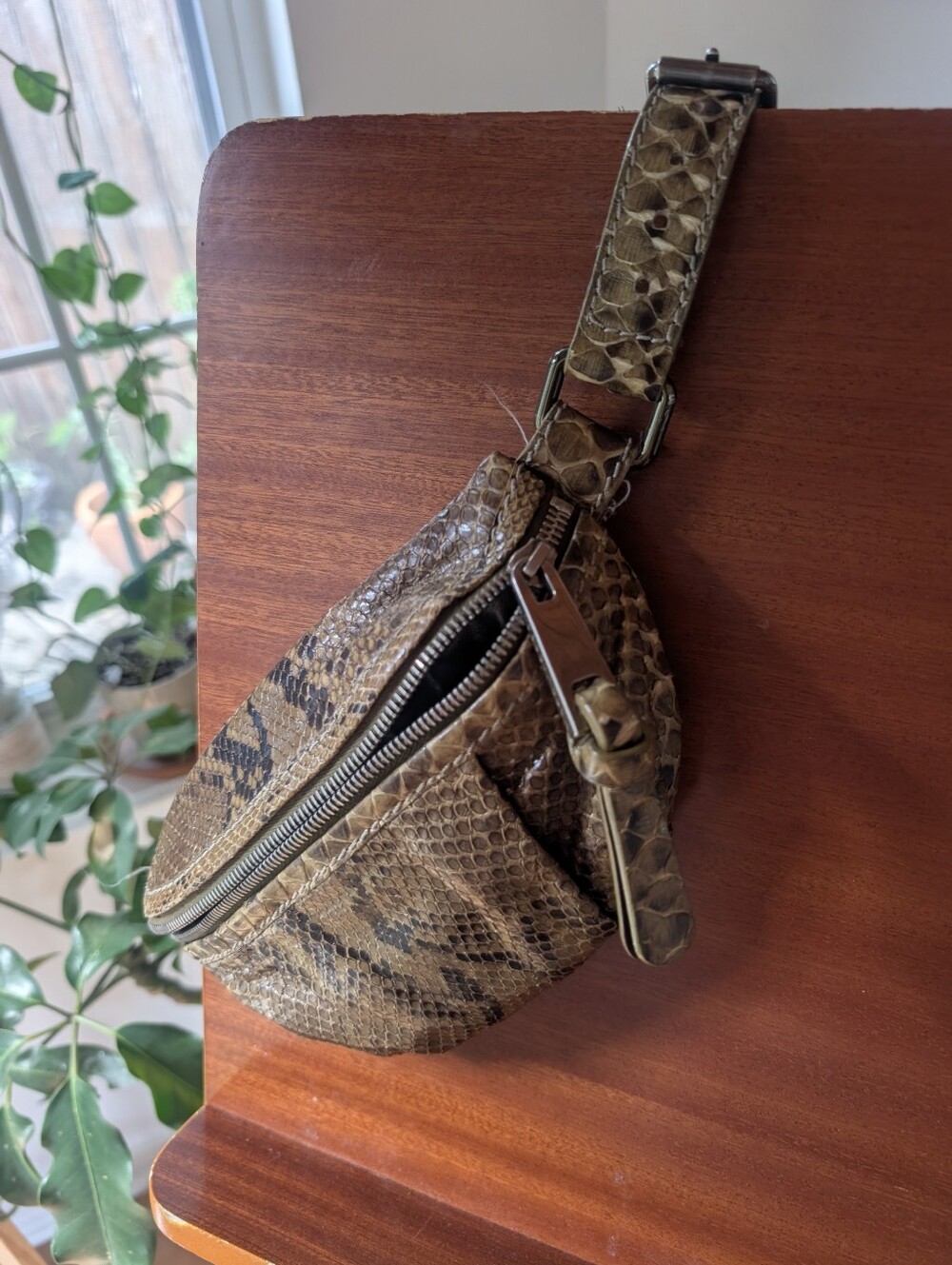 Marc Jacobs - Python Embossed Leather Belt / Sling Bag - Made in Italy - Picture 6 of 11